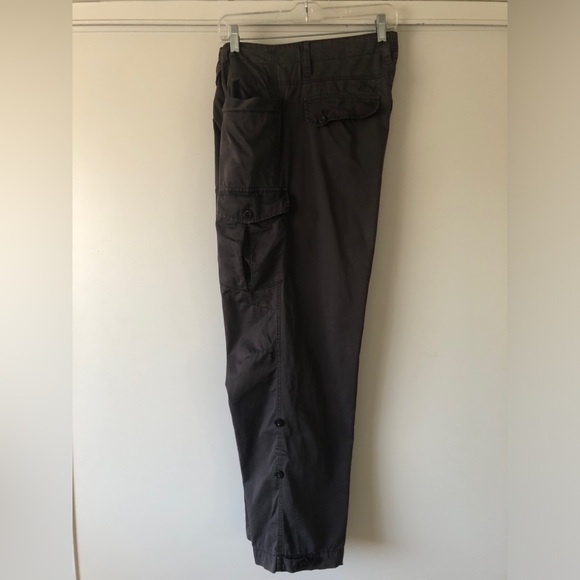 GAP Y2K Convertible Cargo Hiking Pants Women’s Size 14 Army Khaki/Green - Picture 6 of 14